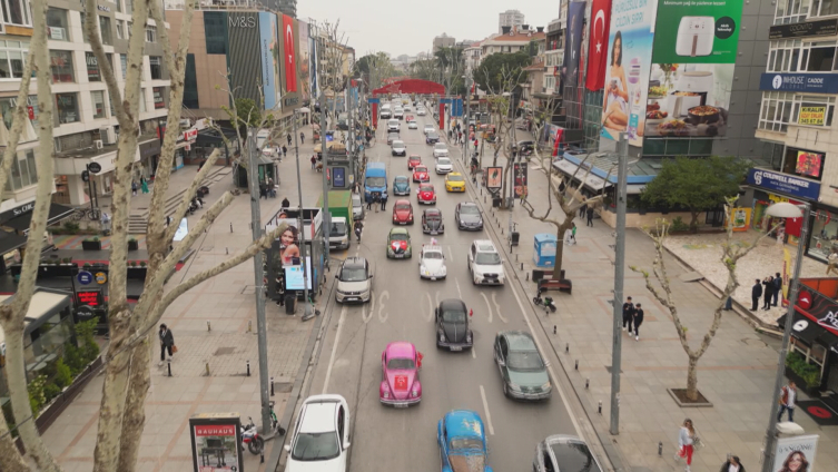 104 klasik otomobille 104. yıl konvoyu